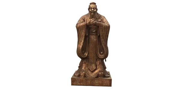 看完这些，你就知道孔子铜像如何摆放了