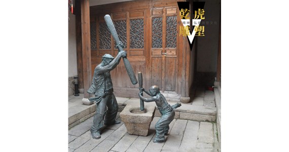 园林雕塑的安装流程   乾虎雕塑