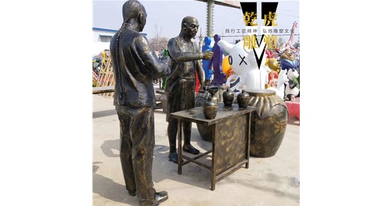 为什么选择人物雕塑  乾虎雕塑