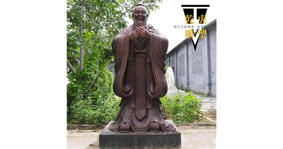 铸铜户外人物雕塑生产厂家  乾虎雕塑