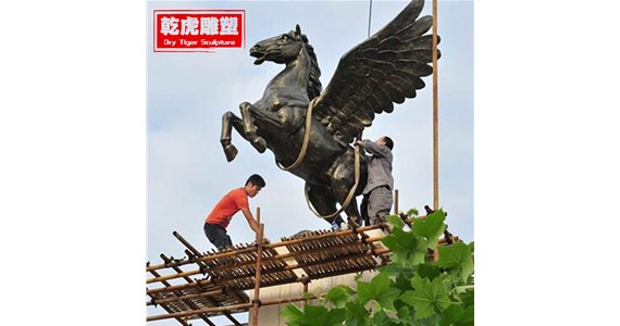 铸铜动物铜雕厂家   乾虎雕塑