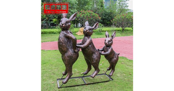 铸铜动物雕塑供货商   乾虎雕塑