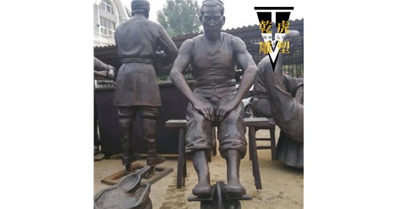 景观人物雕塑公司  乾虎雕塑