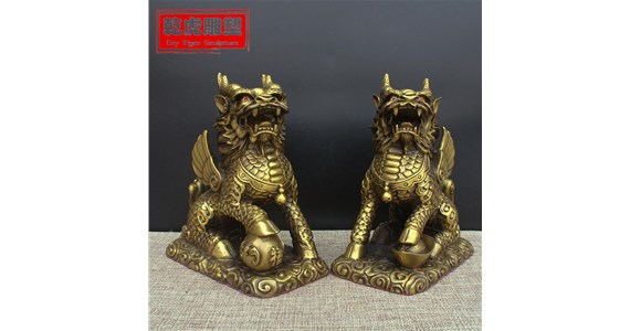 家用动物雕塑   乾虎雕塑