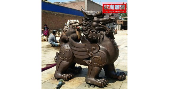 门口动物雕塑   乾虎雕塑