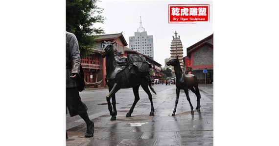古建动物铜雕   乾虎雕塑