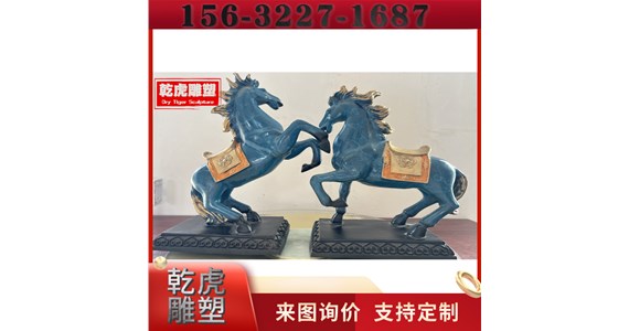 办公室动物铜雕工厂   乾虎雕塑
