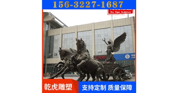 博物馆动物铜雕生产商   乾虎雕塑