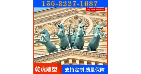 博物馆动物铜雕制造商  乾虎雕塑