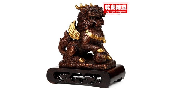 玄关动物铜雕生产厂家   铸铜貔貅雕塑