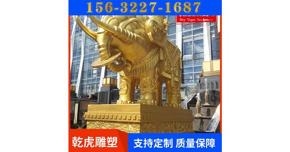 公园动物雕塑生产商   乾虎雕塑
