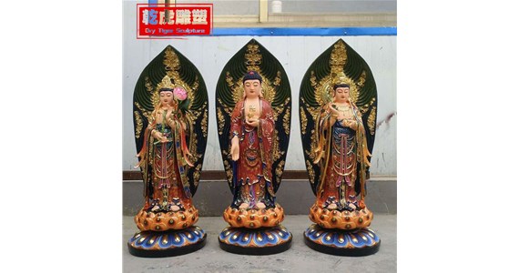 乾虎雕塑   佛像雕塑反应不同时期的文化