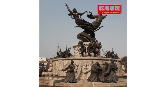 雕塑制作厂家解读城市雕塑与环境的联系