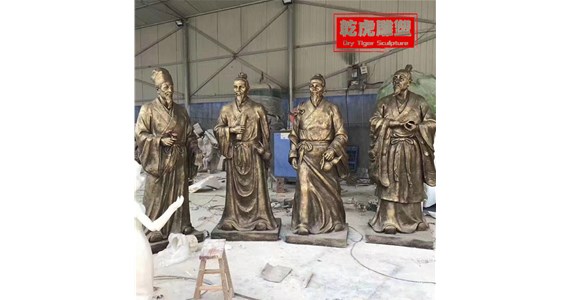 乾虎雕塑  大型景区室内人物站像雕塑