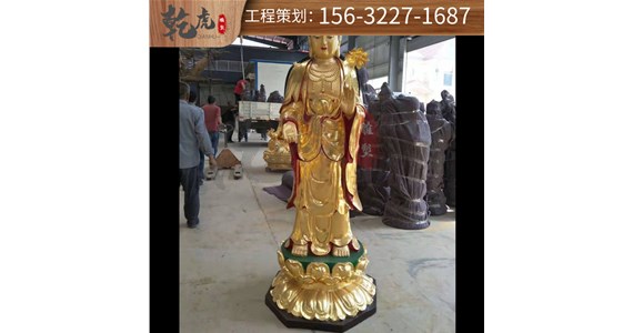 如何在铜雕上贴金 