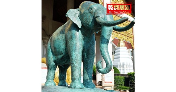 铜雕大象有什么意思 