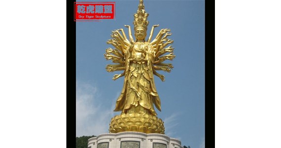 佛像雕塑  千手观音铜像摆放禁忌 乾虎雕塑