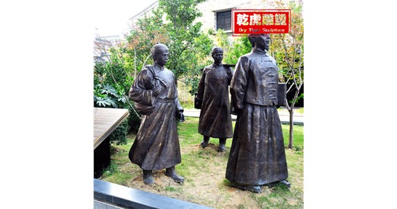古代人物雕塑  清朝将军雕像  乾虎雕塑