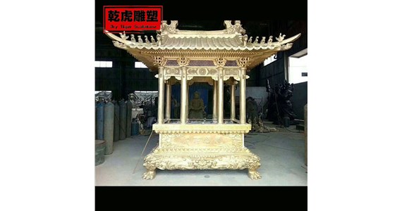 认为铜香炉  铸铜雕塑  乾虎雕塑