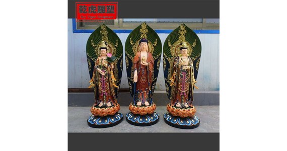 如何清理大型铸铜佛像雕塑  乾虎雕塑