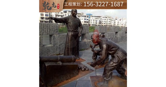 铜雕如何镶嵌 