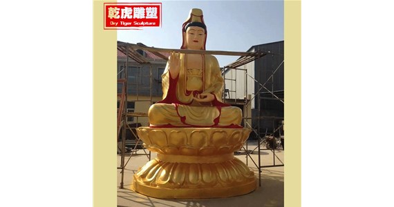 观音铜像的样式有哪些  佛像铜雕像  乾虎雕塑