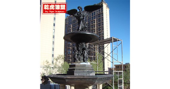 铜雕塑和城市文明相辅相成   乾虎雕塑