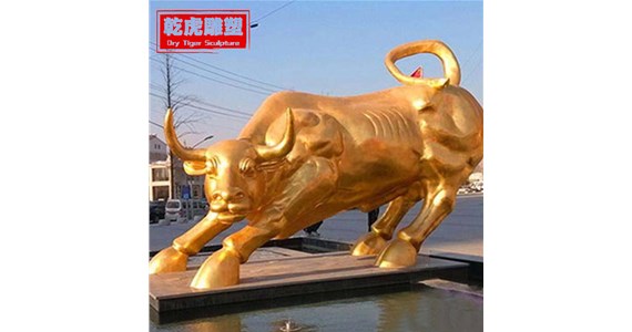 华尔街铜牛雕塑  动物雕塑