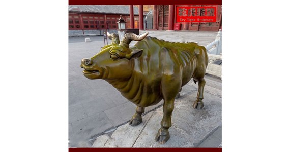 铜牛的象征意义  动物雕塑生产厂家