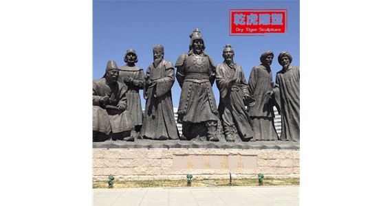 乾虎雕塑  供应古代将军雕塑