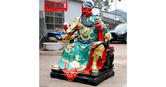 佛像雕塑  关二爷风水摆件正确摆放位置
