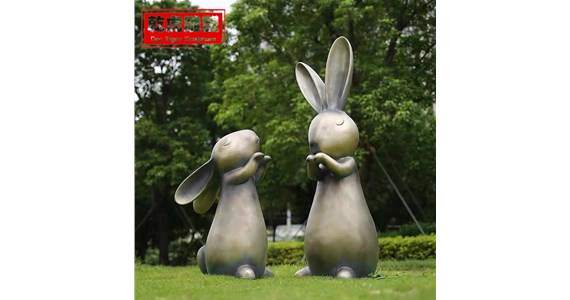 庭院动物铜雕有毒嘛