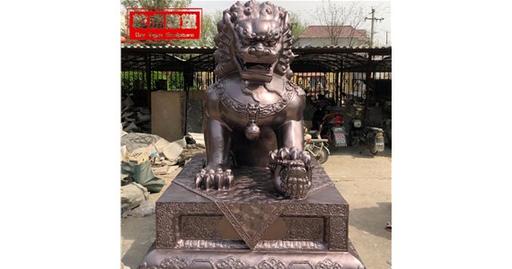 四合院动物铜雕哪里可以买到   唐县乾虎雕塑厂