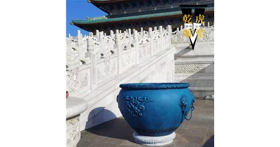 景区铜缸源头厂家  乾虎雕塑
