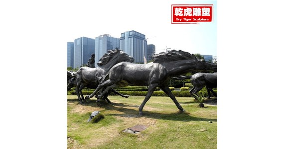 花园动物雕塑到哪买  唐县乾虎雕塑铸造厂