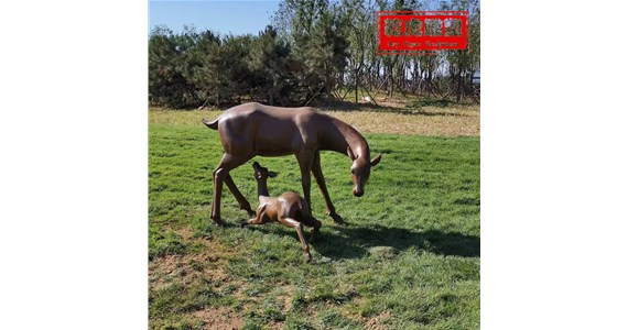 花园动物雕塑哪里有  唐县乾虎雕塑厂