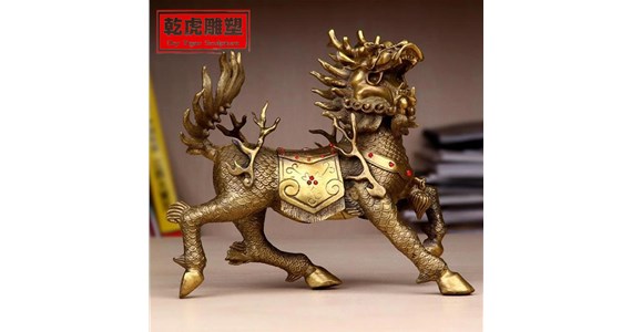 纪念品动物铜雕供应商   唐县乾虎雕塑铸造厂