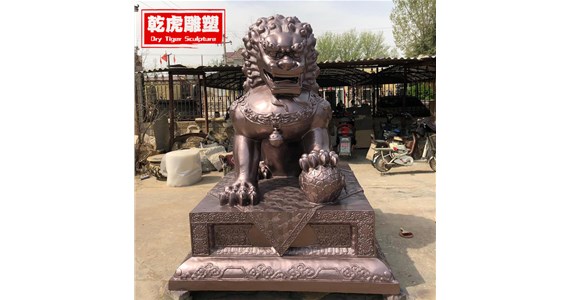 开业动物铜雕生产厂家   唐县乾虎雕塑铸造厂