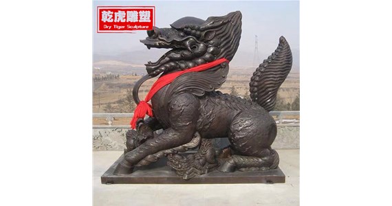 乔迁动物铜雕供应厂家  乾虎雕塑