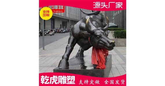 摆件动物铜雕供应商    乾虎雕塑
