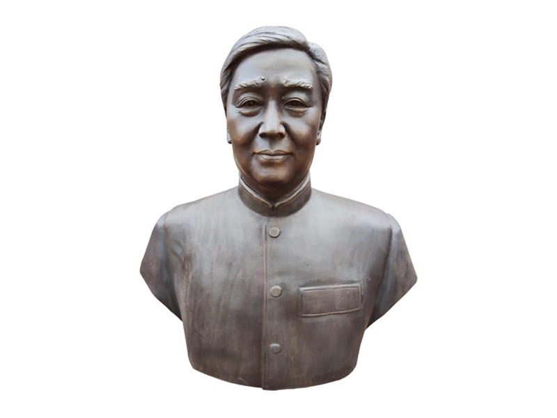名人半身铜像