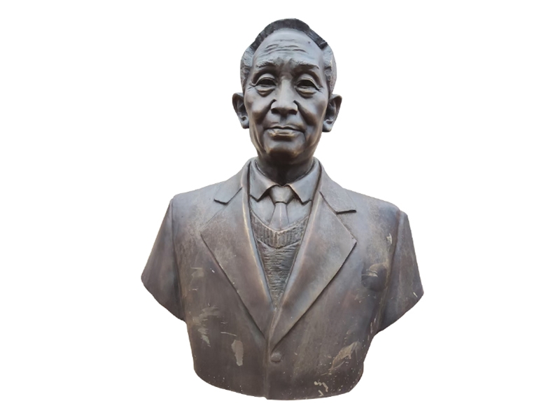 现代人物半身铜像