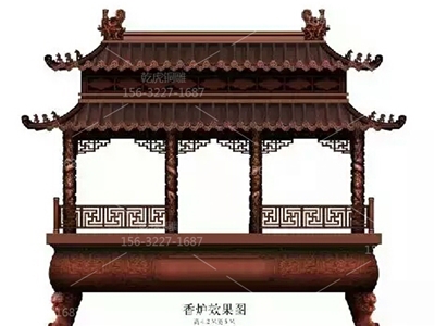 祠堂铜香炉