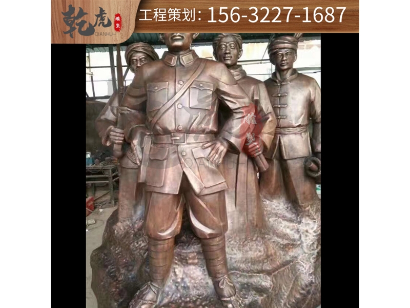 抗战铜雕雕塑