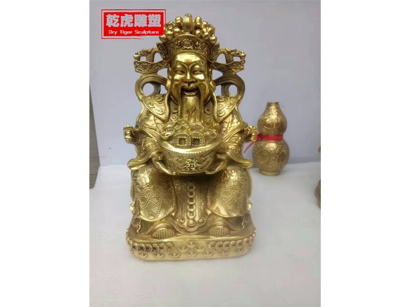 财神铜雕雕塑艺术