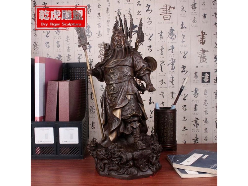 铜关公像