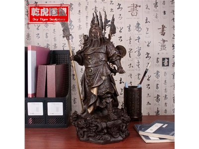 铜关公像