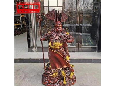 铸铜关公像