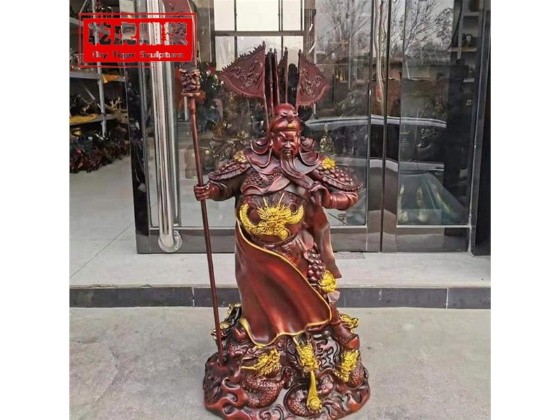 铸铜关公像